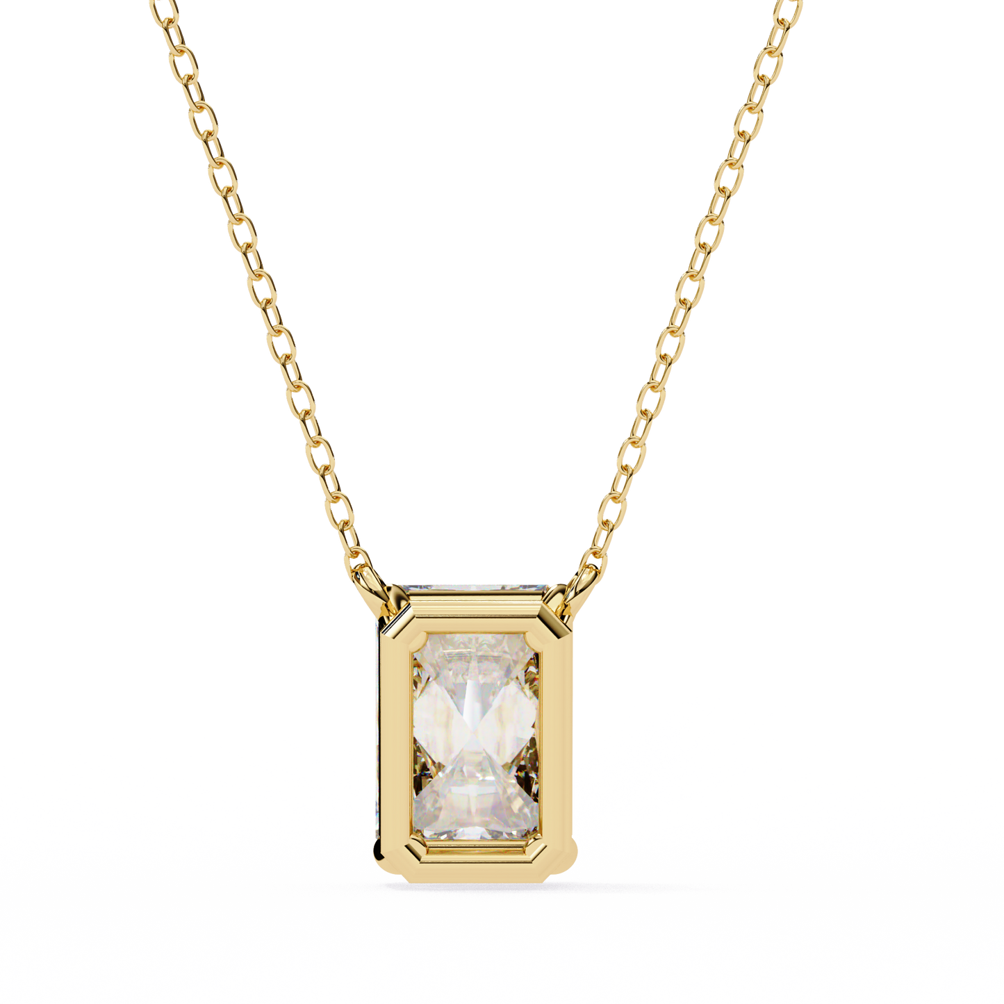 Lab Grown Solitaire Pendants