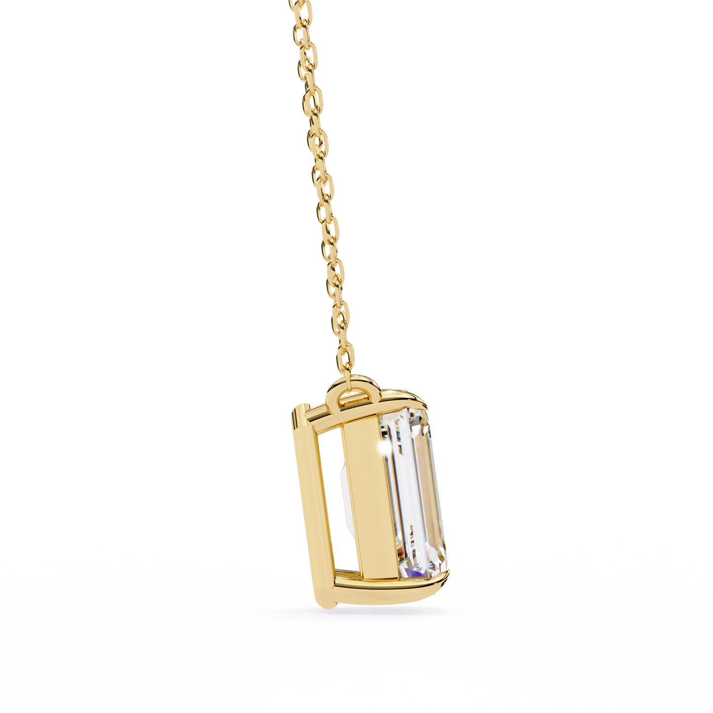 Lab Grown Solitaire Pendants