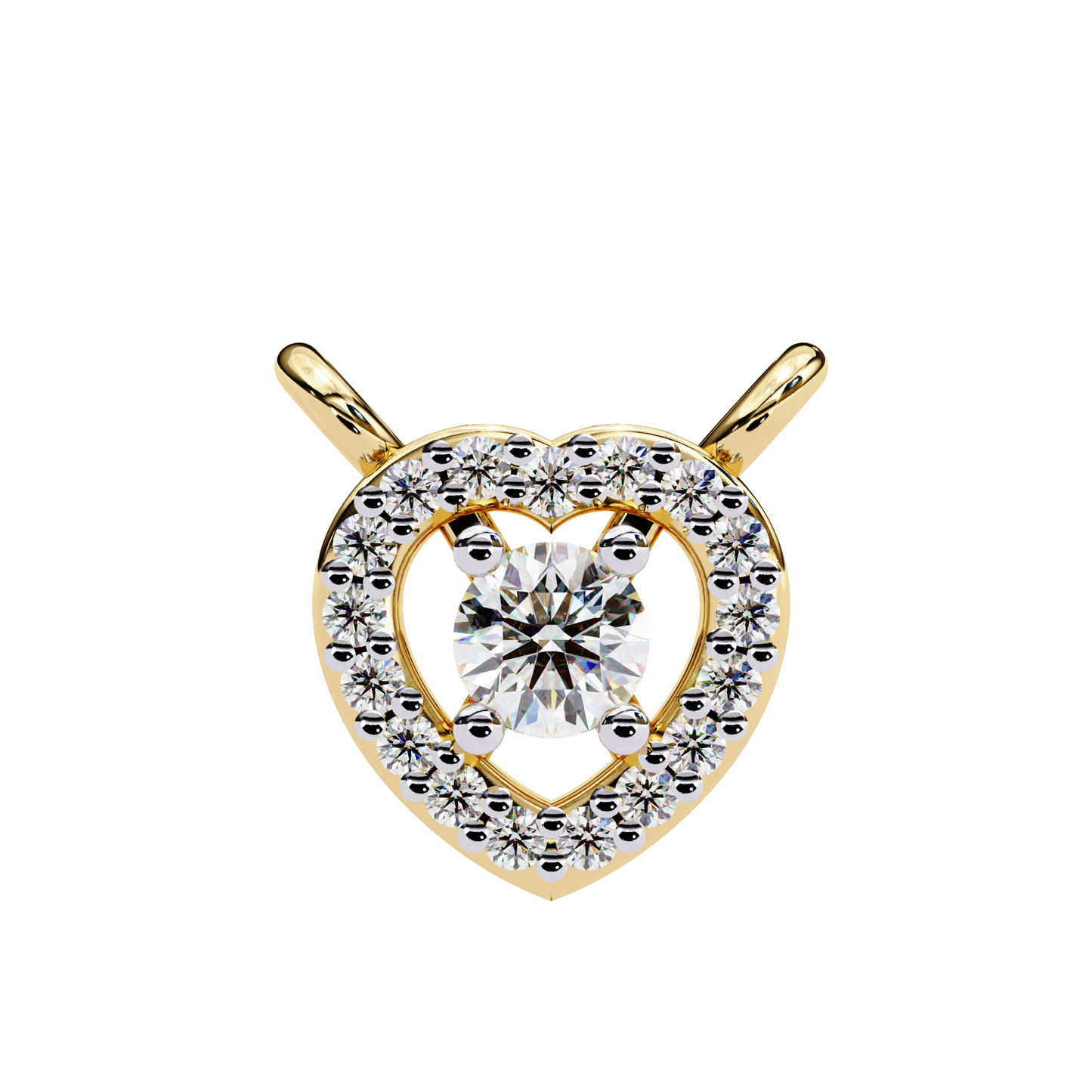 Heart Lab Grown Pendants