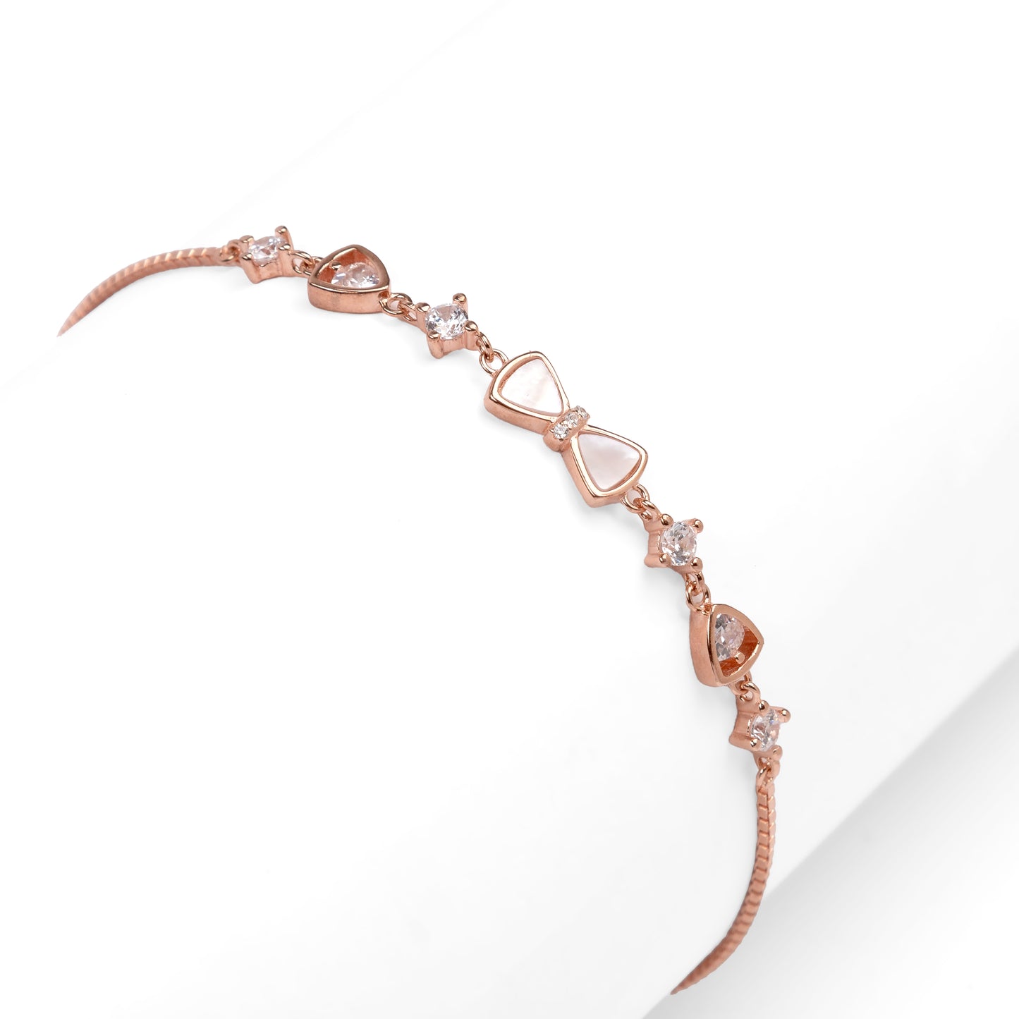 Blush Bow Bracelet
