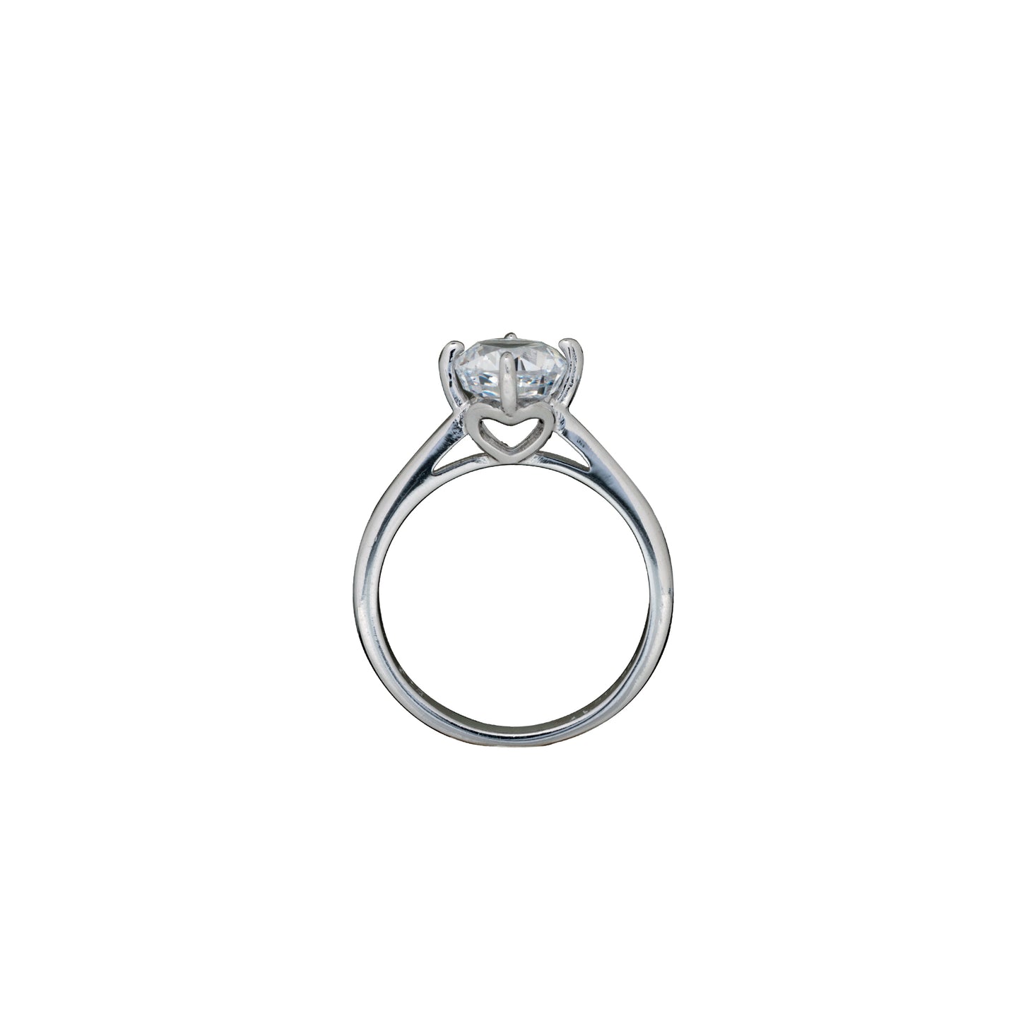 Midnight Diamond Solitaire Ring