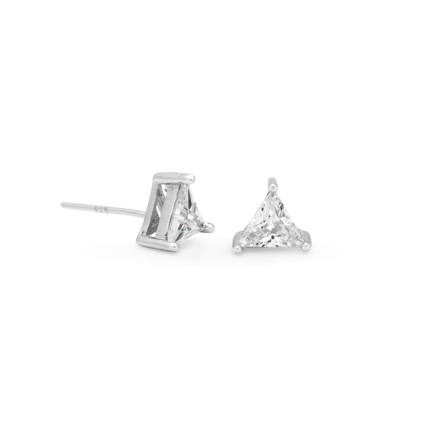 Silver Pyramid Power Studs