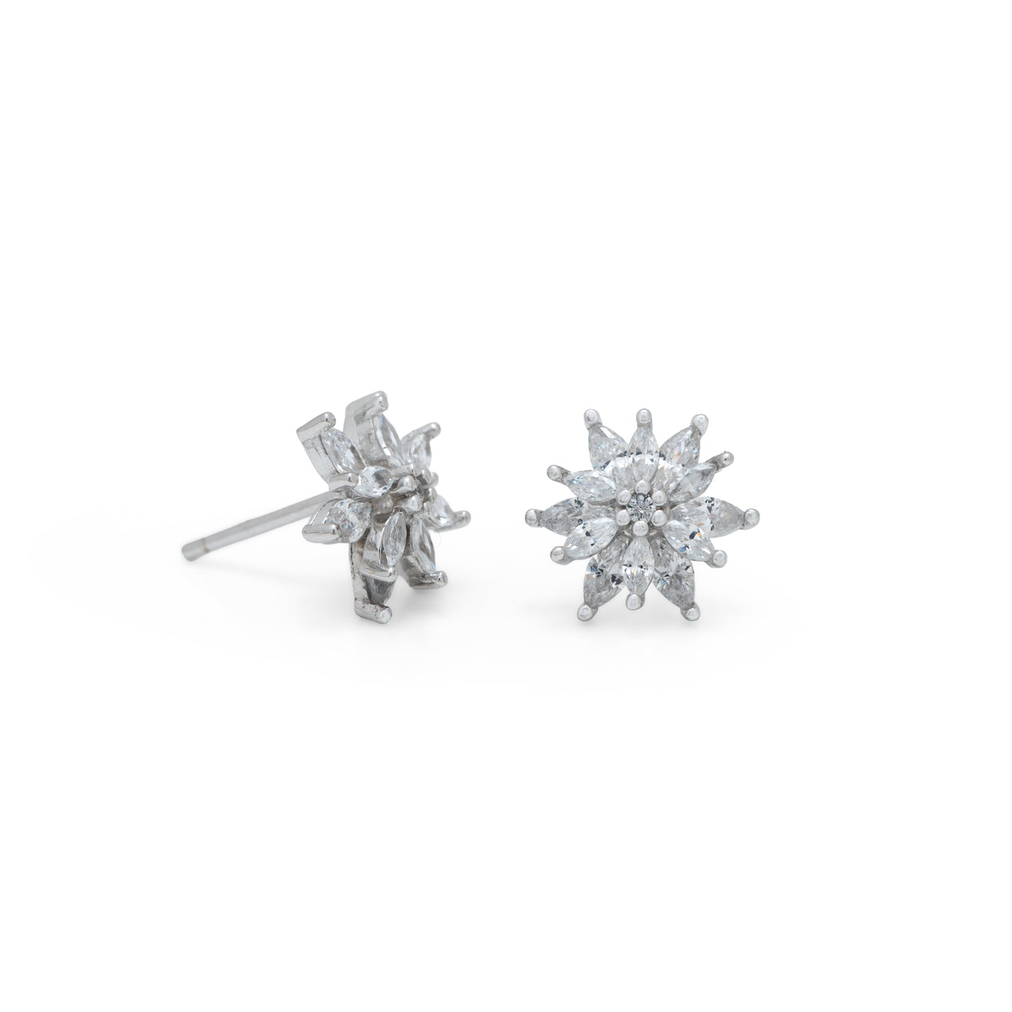 Diamond Star Silver Studs
