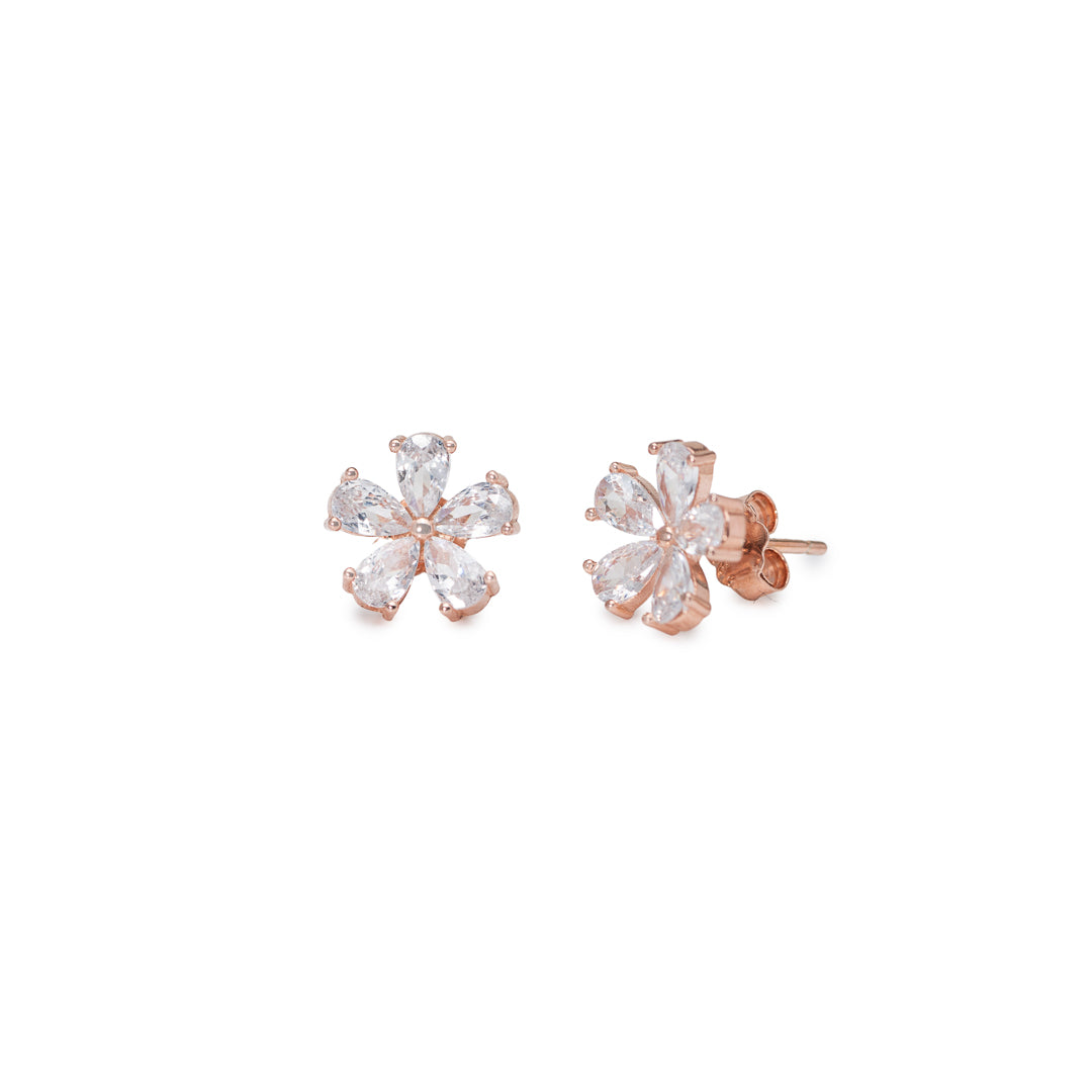 Dazzling Rose Gold Earrings