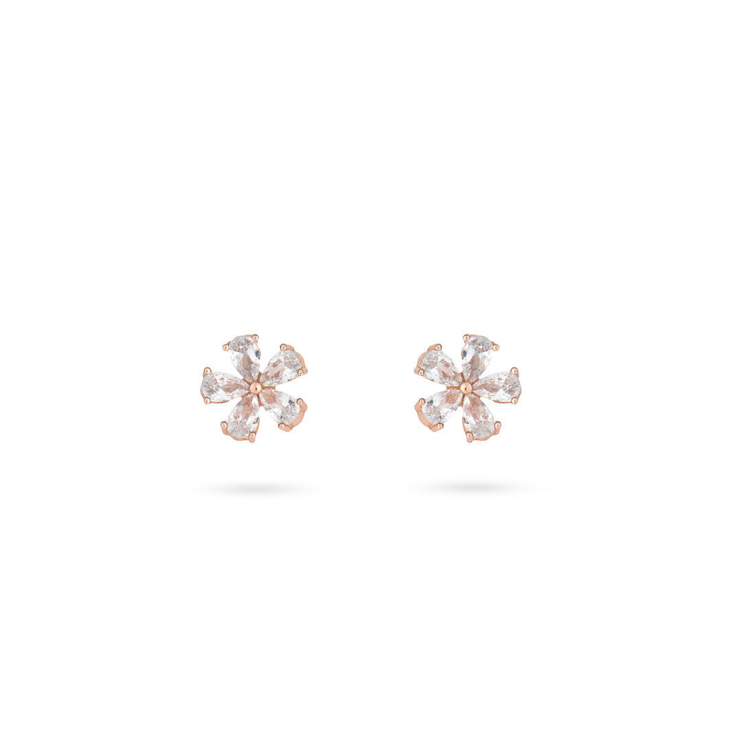 Dazzling Rose Gold Earrings