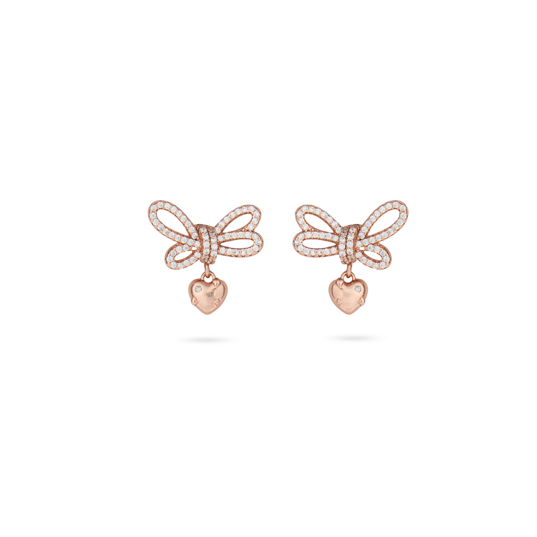 Luxe Bowheart Earrings