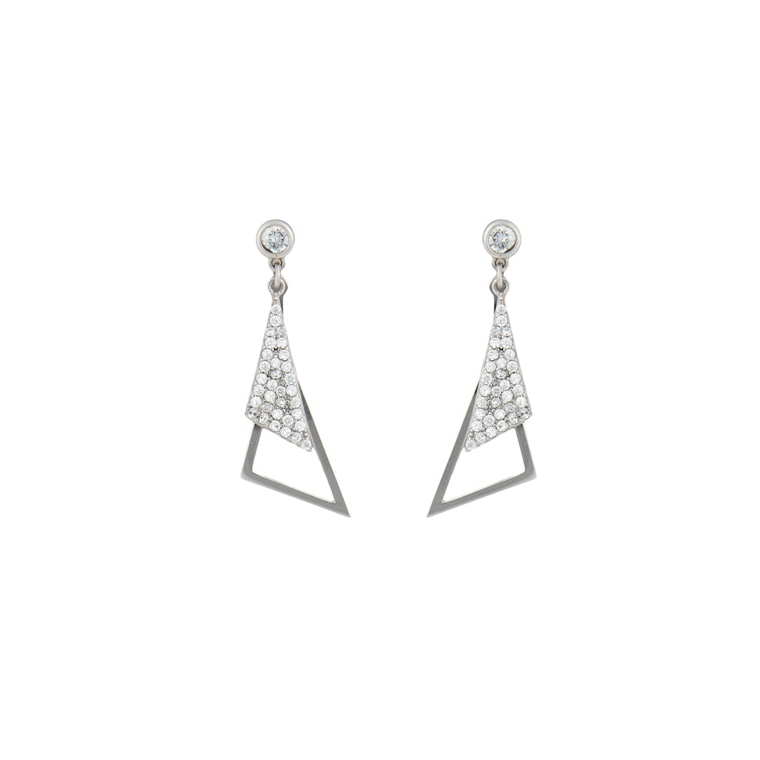 Crystal-Encrusted Triangle Drops