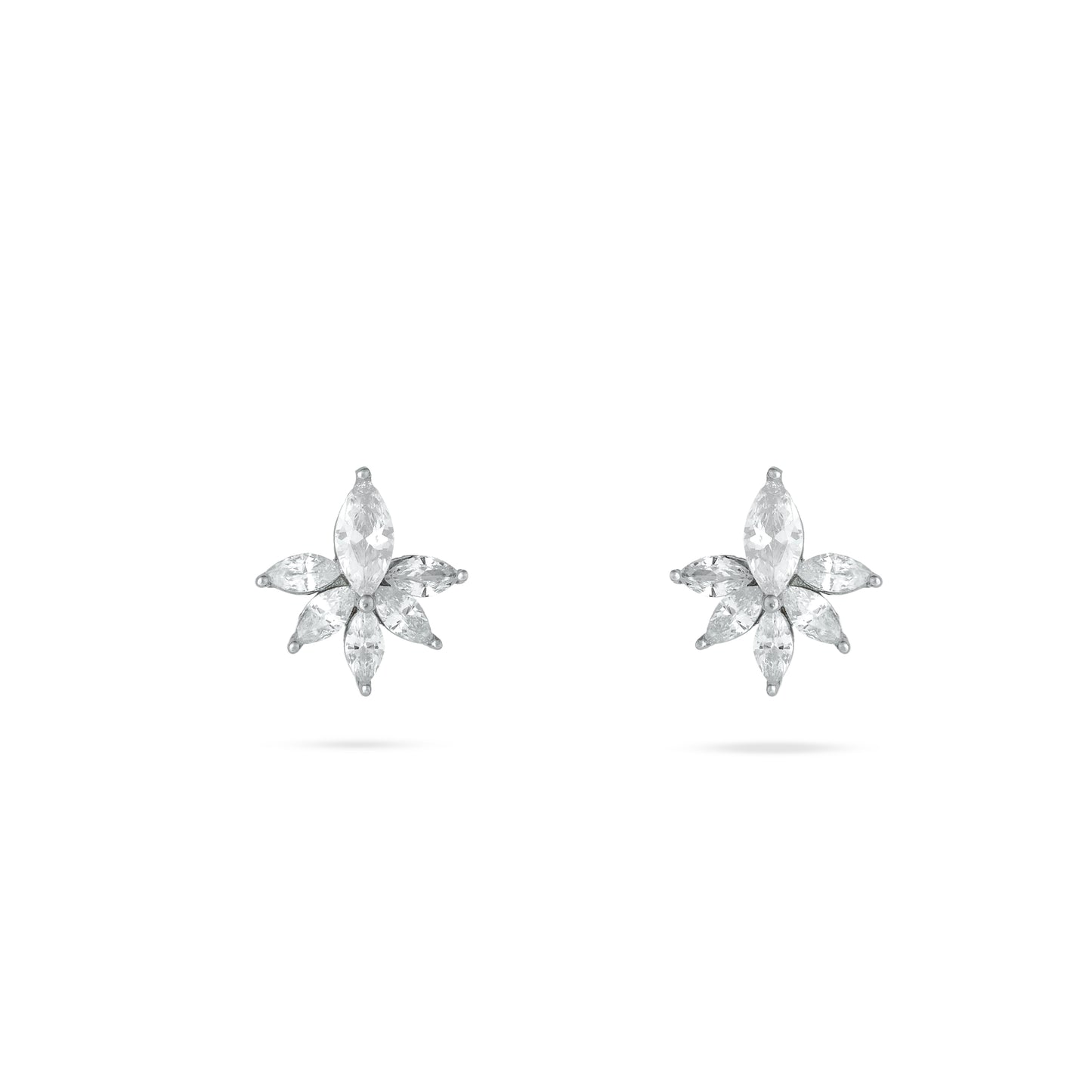 Twinkling Blossoms Silver Earrings