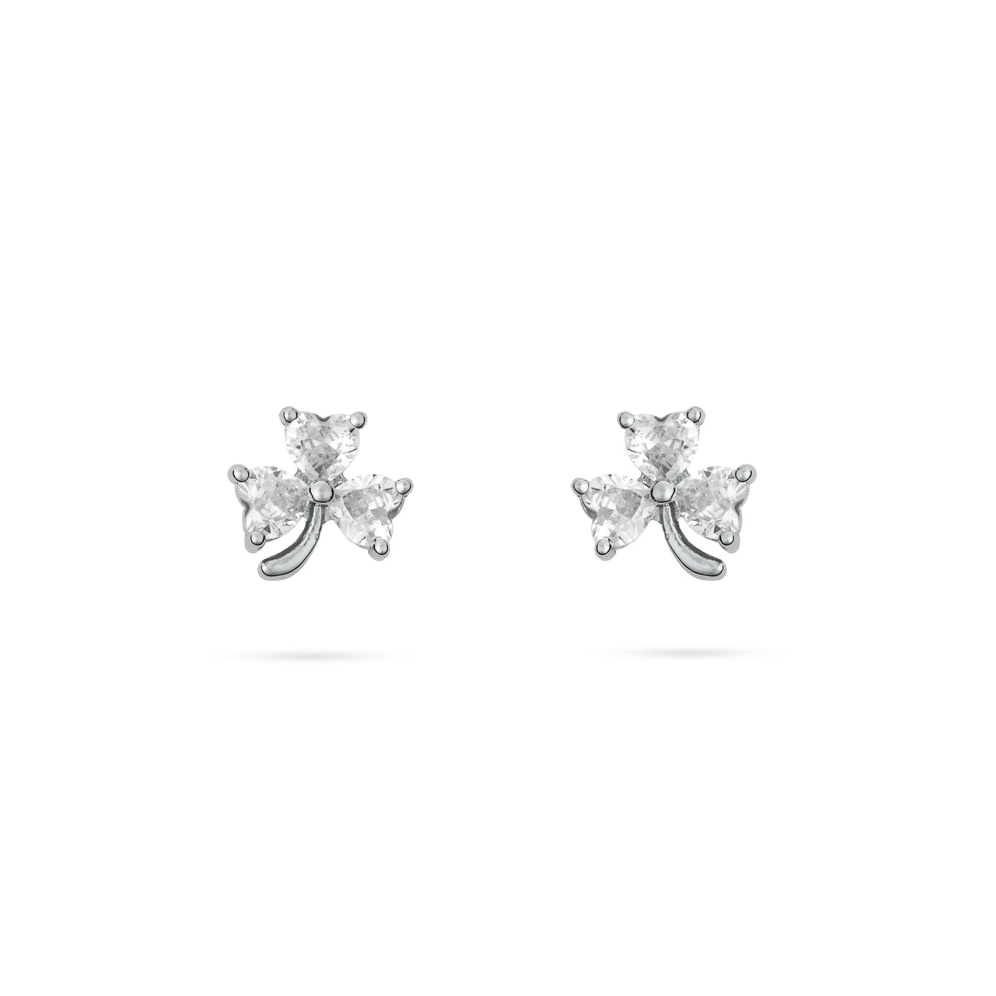 Lucky Charm Silver Studs