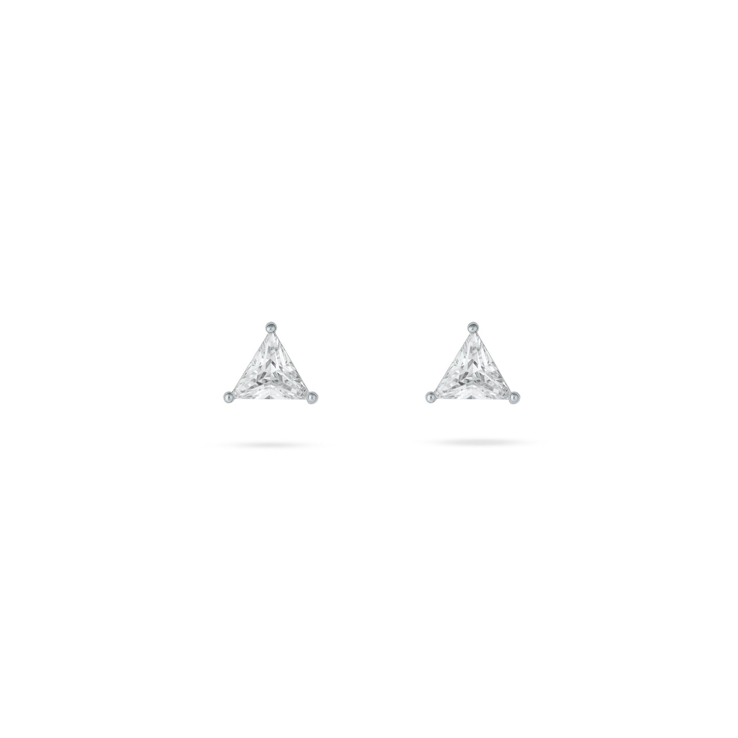 Silver Pyramid Power Studs