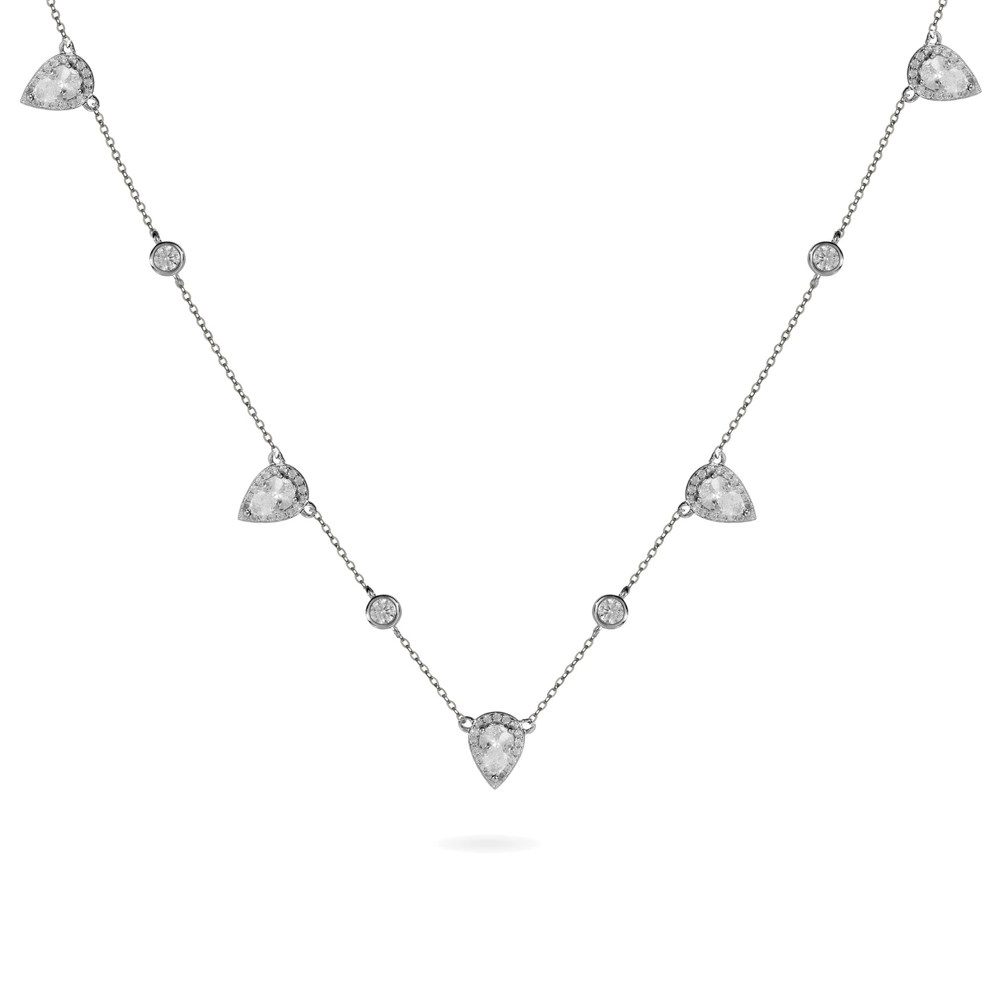 Dewdrop Diamond Necklace