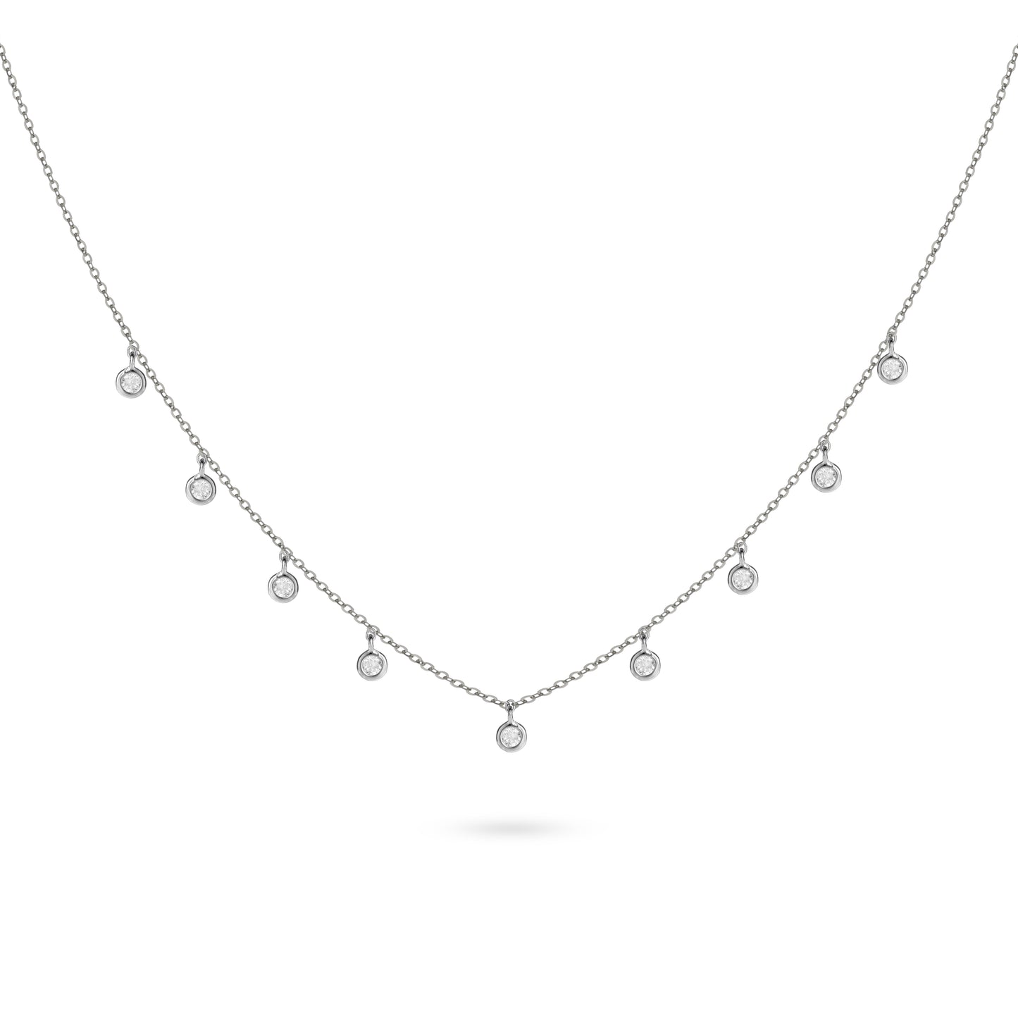Raindrop Diamond Necklace