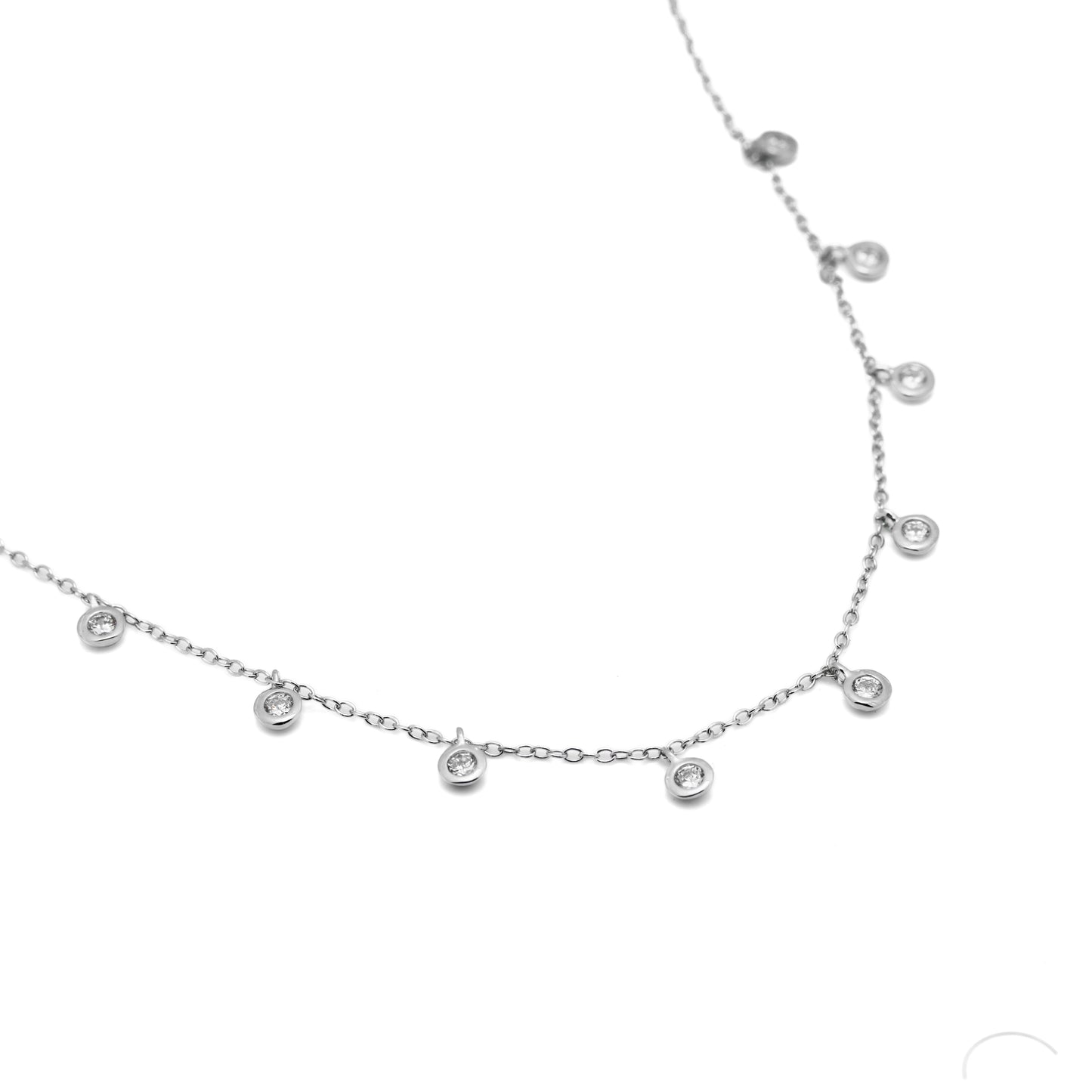 Raindrop Diamond Necklace