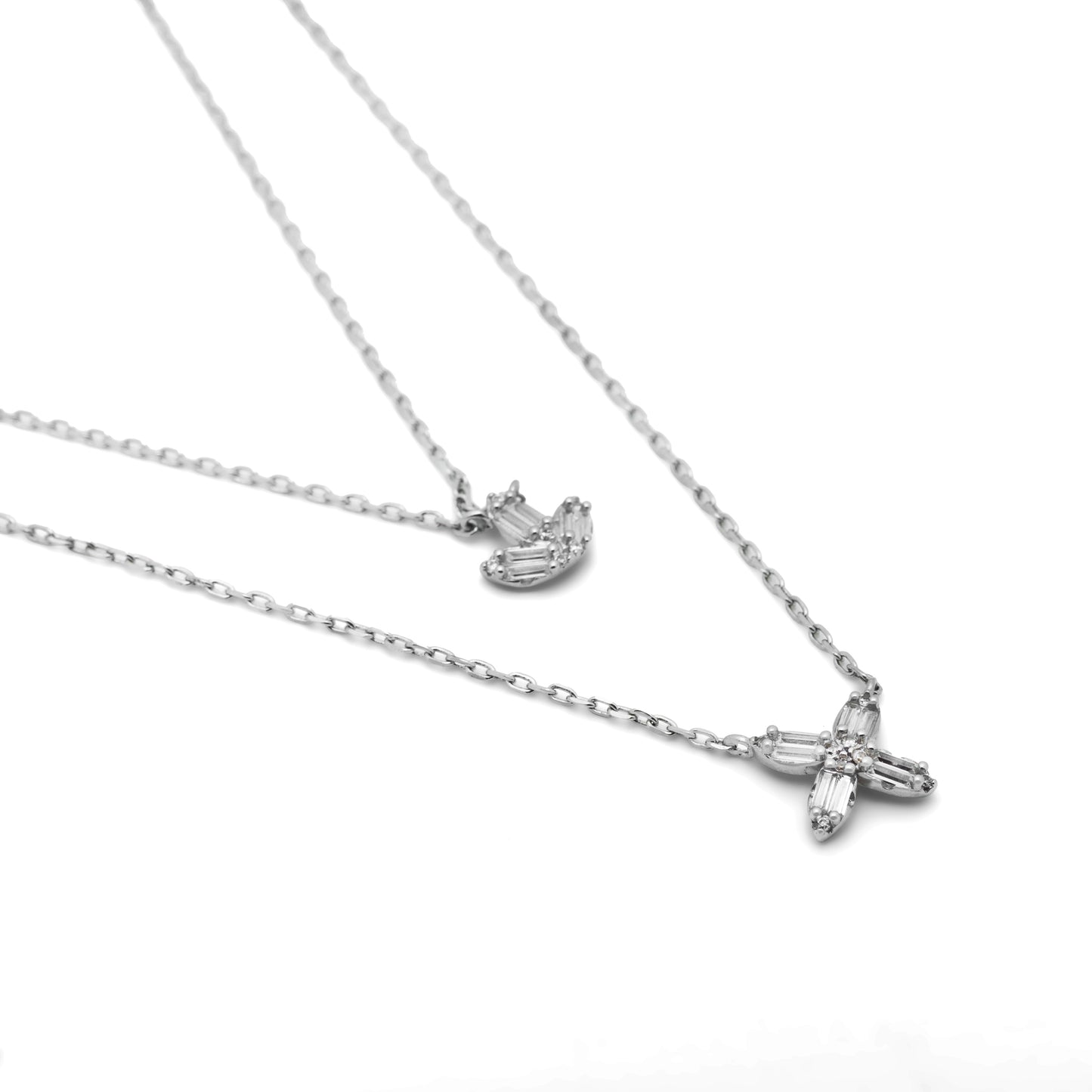 Duo Diamond Necklace