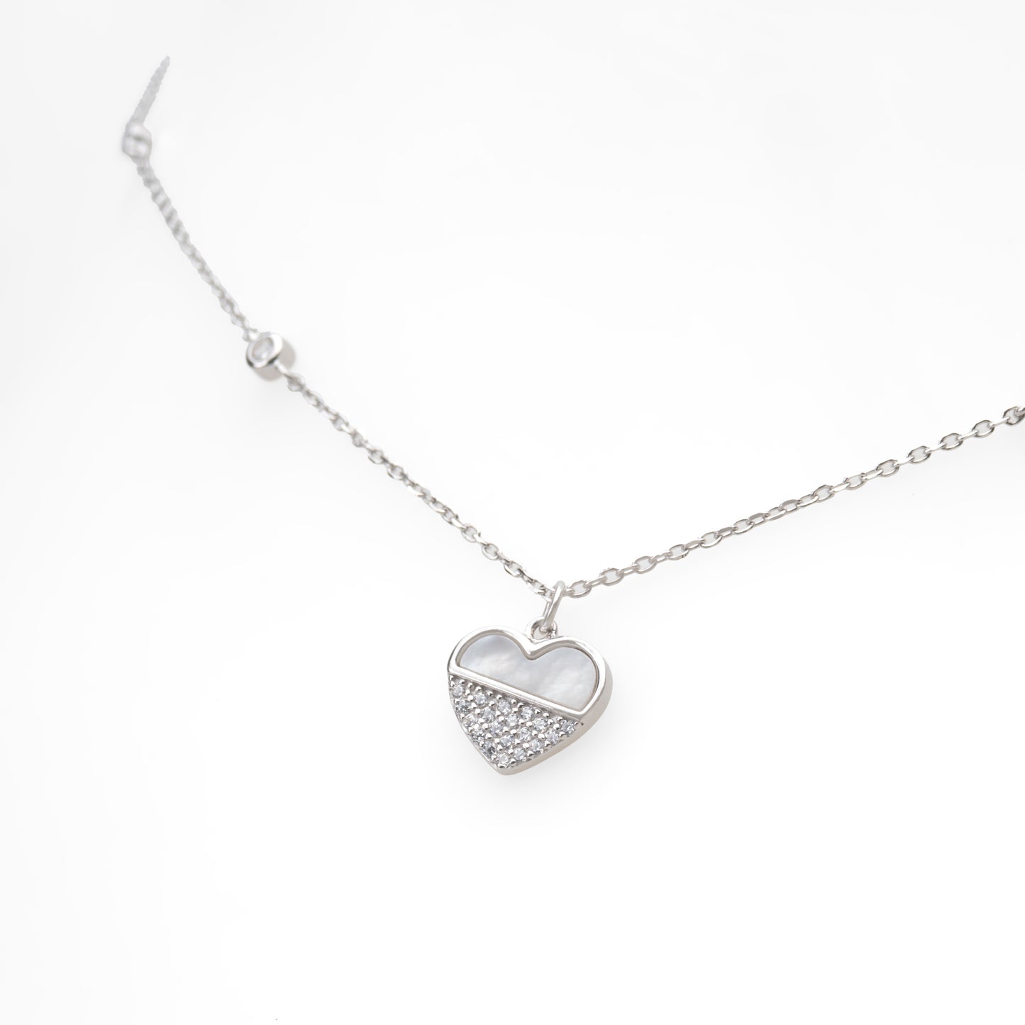 Heart Silver Necklace