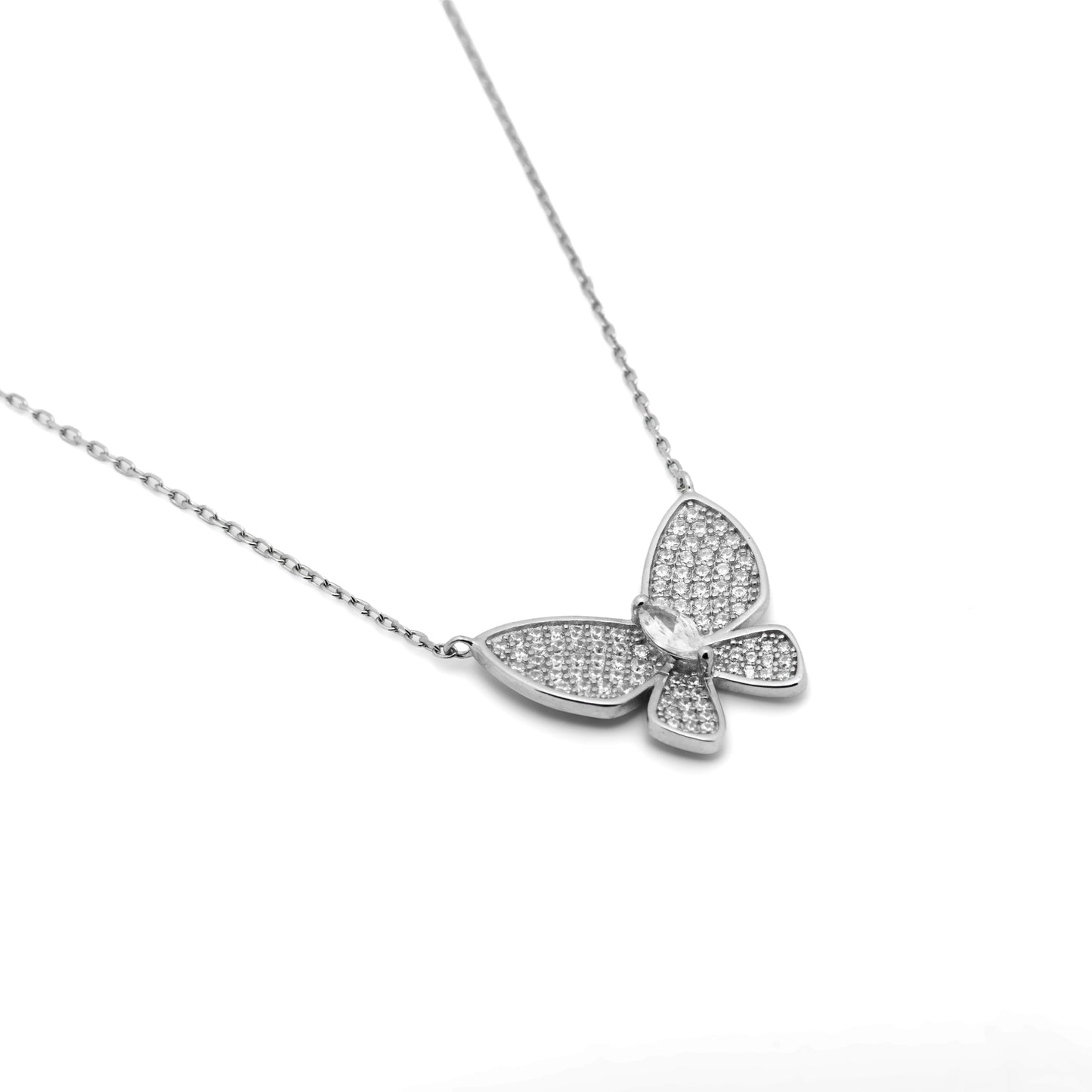 Sparkling Butterfly Pendant