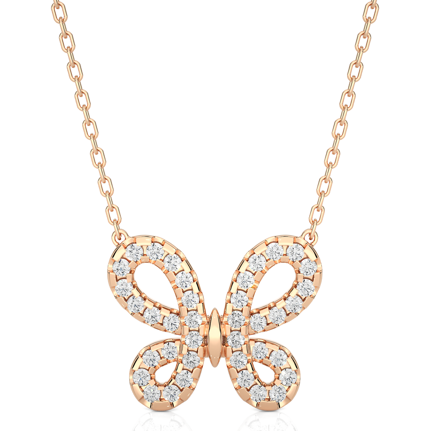 Winsome Butterfly Lab Grown Pendants