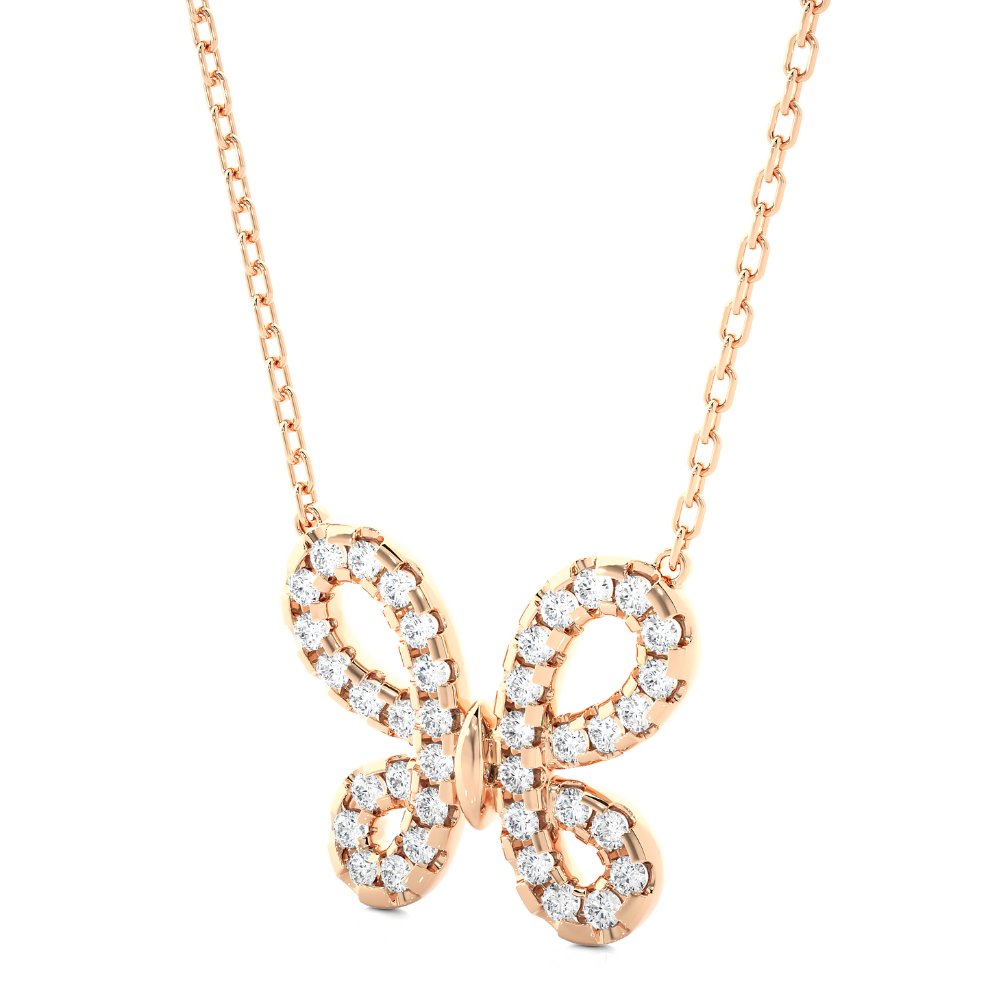 Winsome Butterfly Lab Grown Pendants