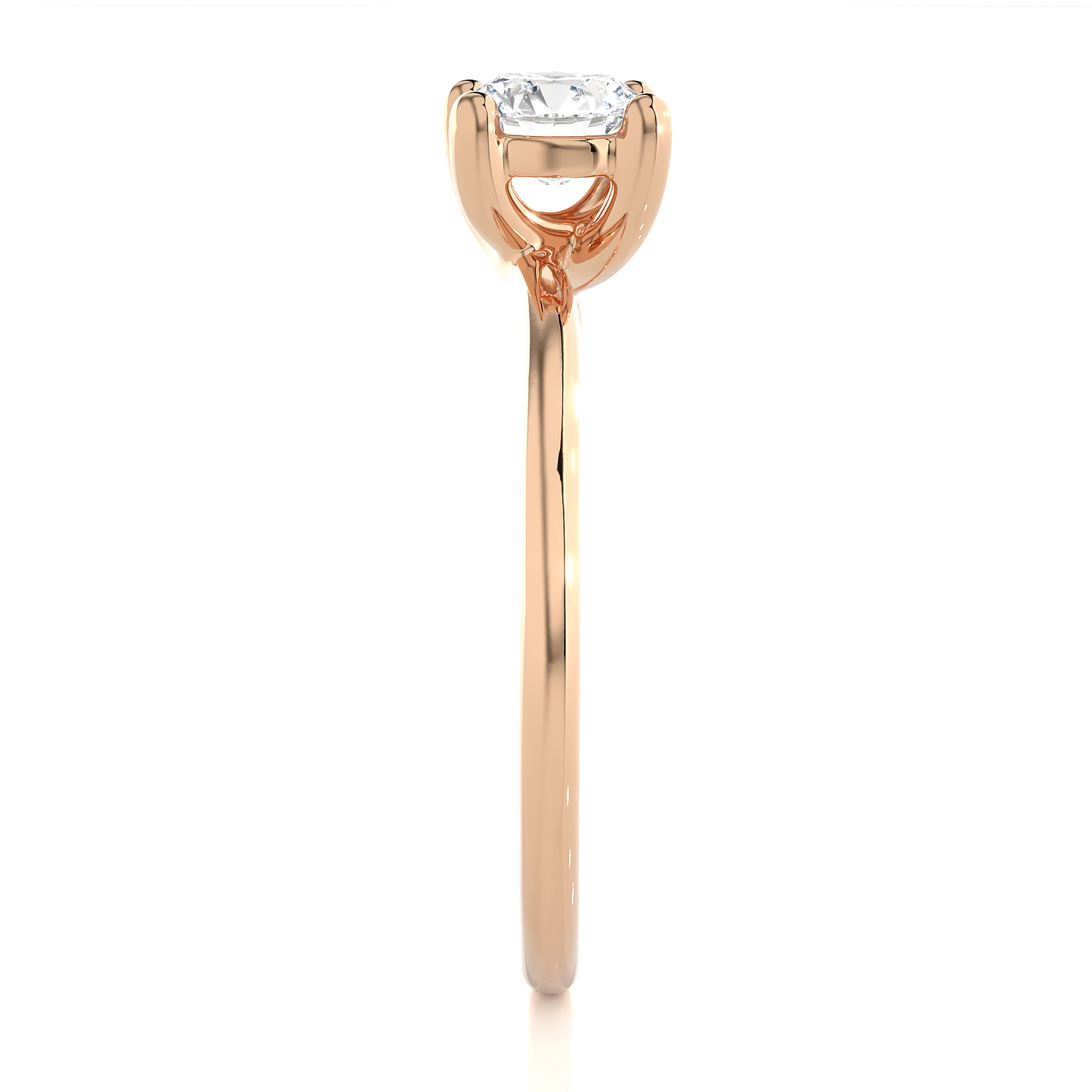 Round Lab-Grown Ring