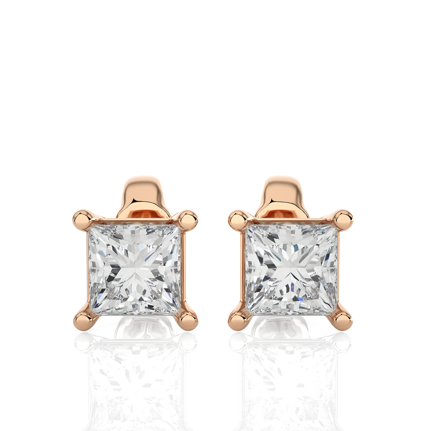 Timeless Square Lab-Grown Earring