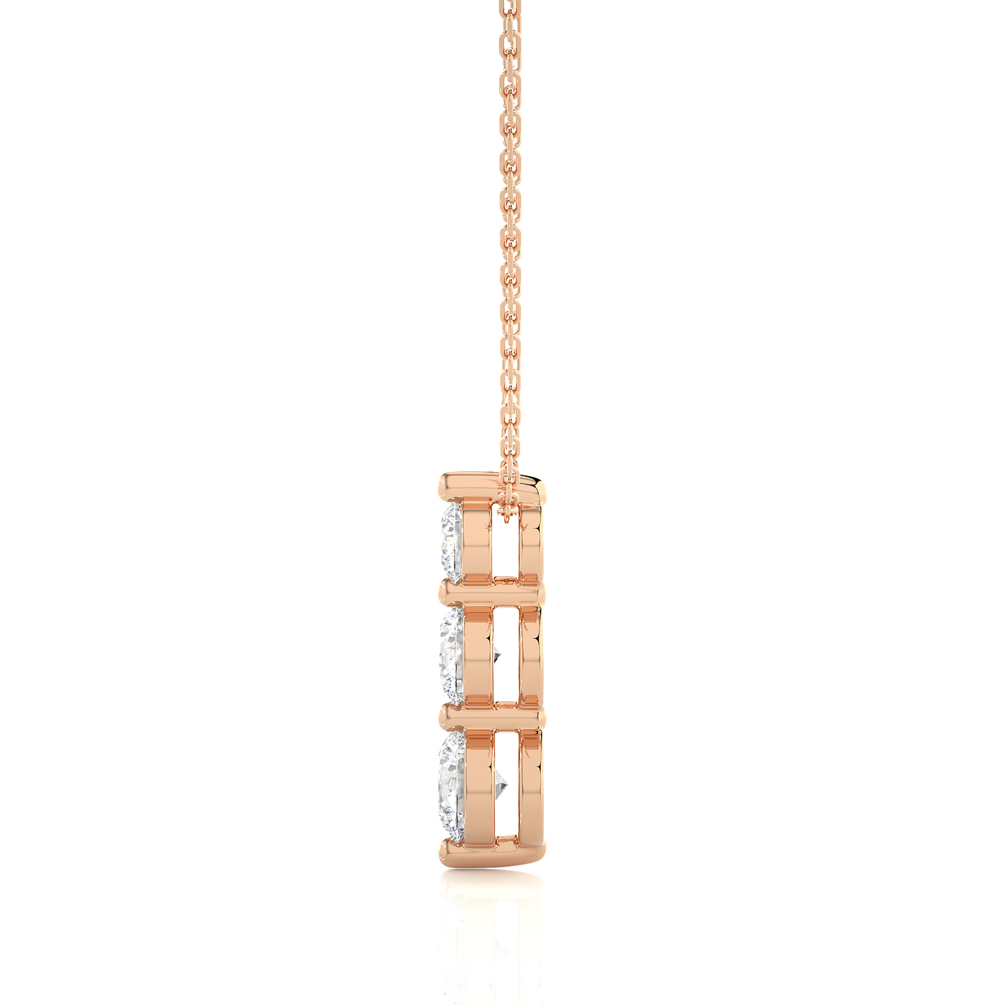 Trio Lab Grown Pendants