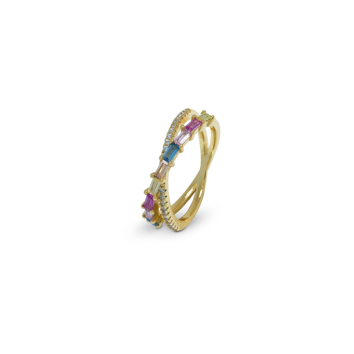 Sparkling Rainbow Ring