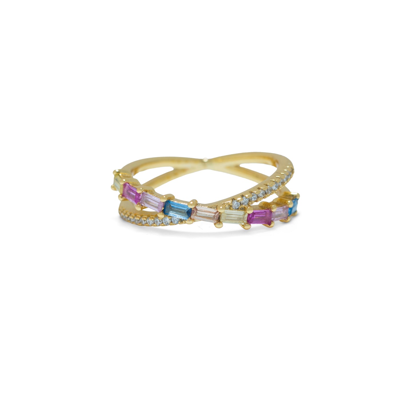 Sparkling Rainbow Ring