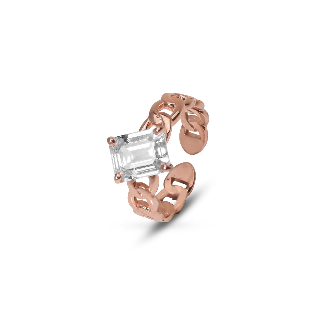 Rose Vine Spark Ring