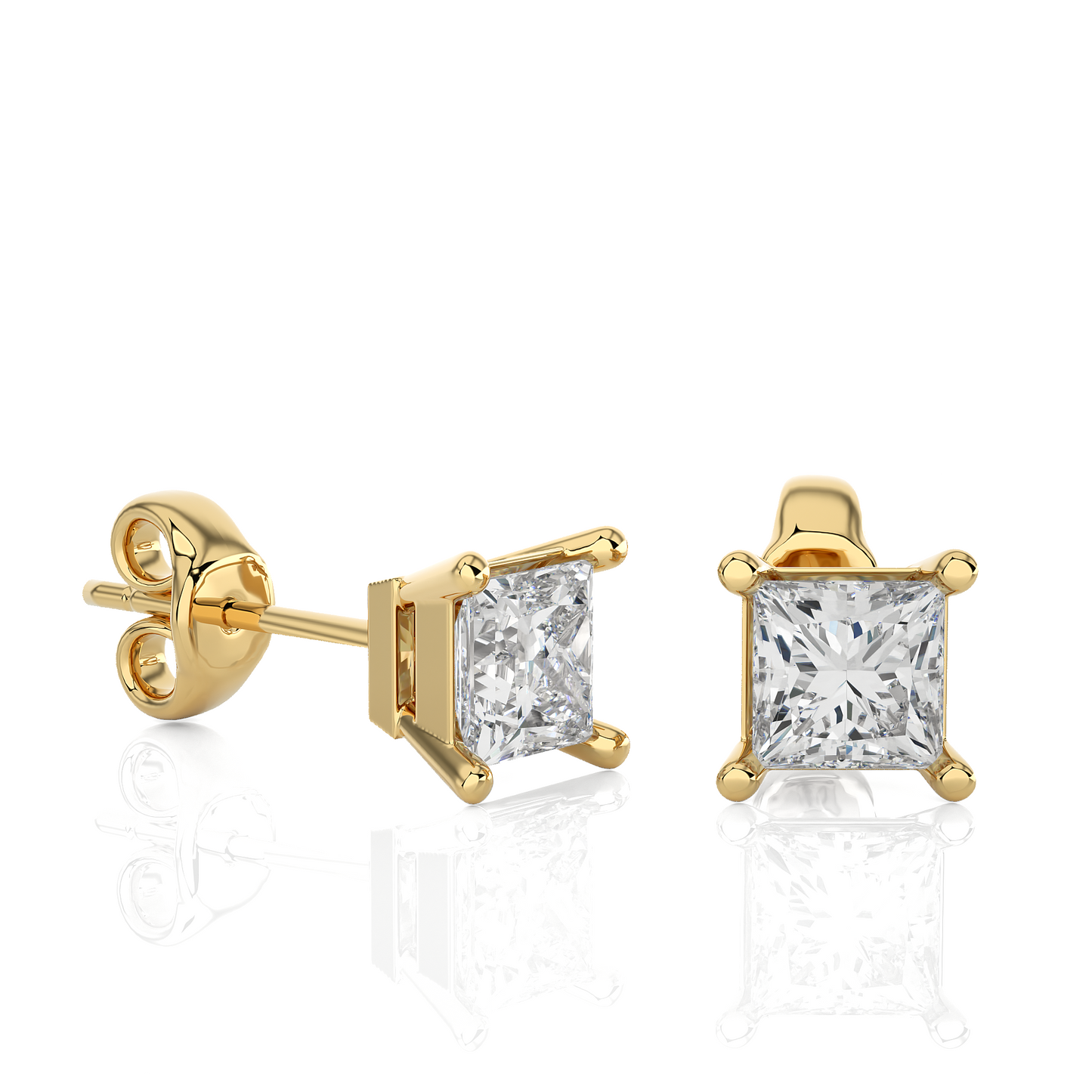 Timeless Square Lab-Grown Earring