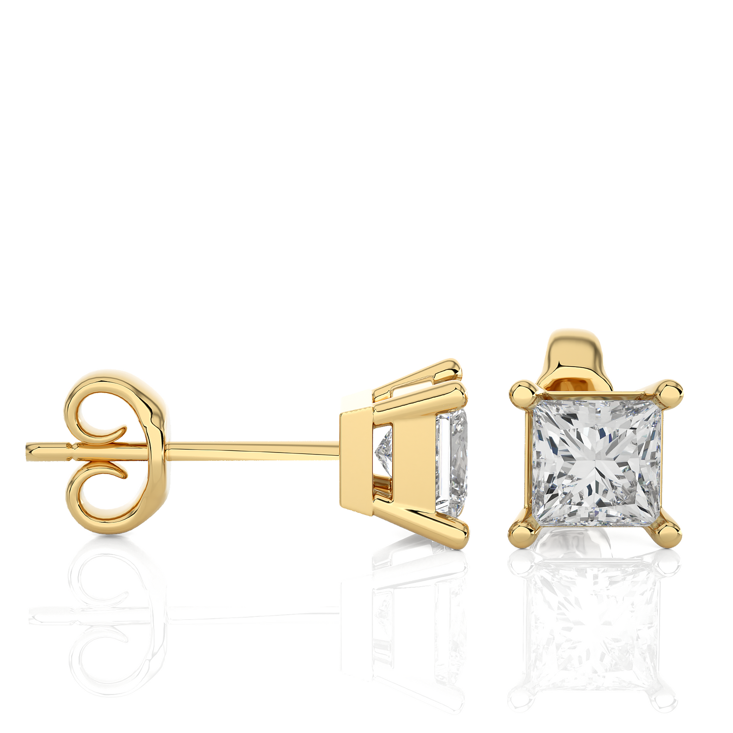 Timeless Square Lab-Grown Earring