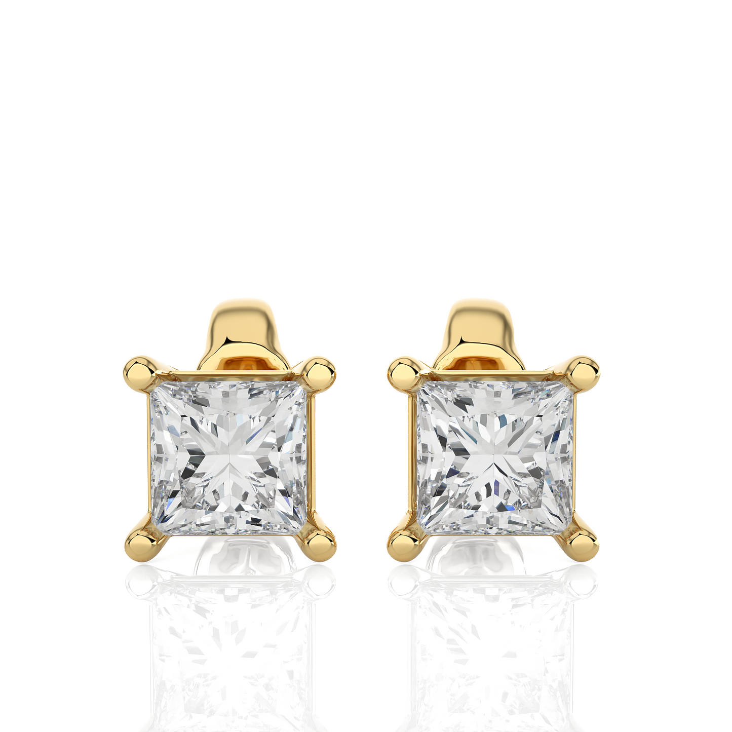 Timeless Square Lab-Grown Earring