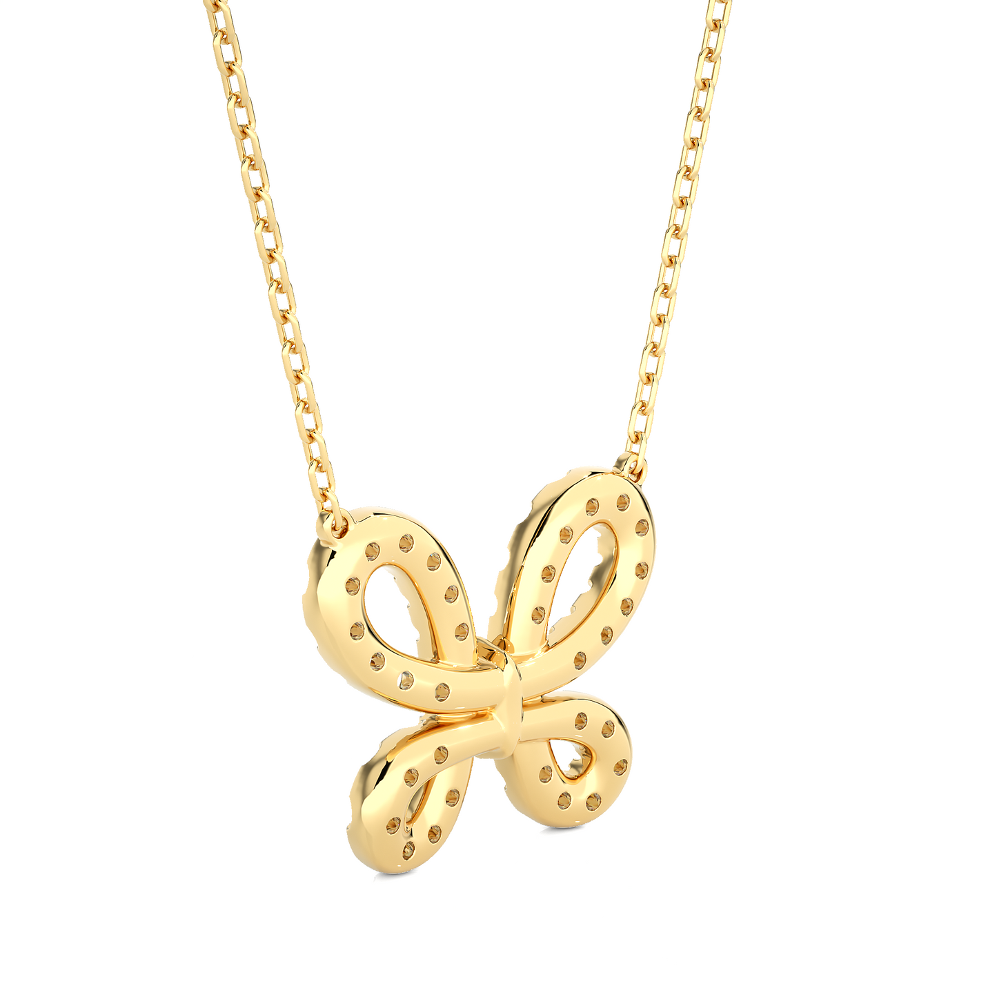 Winsome Butterfly Lab Grown Pendants