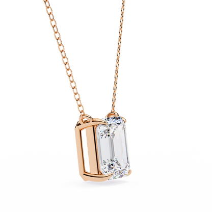 Lab Grown Solitaire Pendants