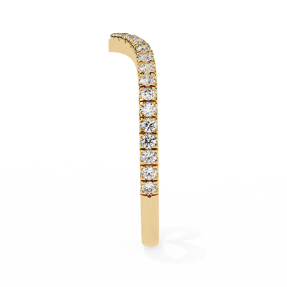 V-Accent Lab-Grown Ring