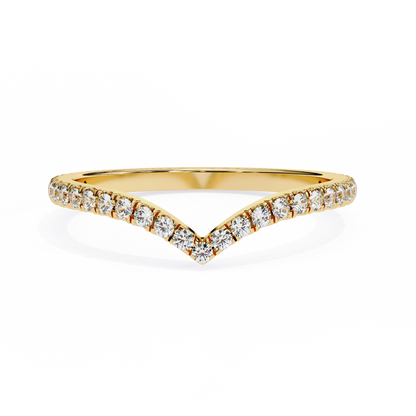 V-Accent Lab-Grown Ring