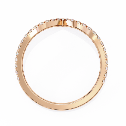 V-Accent Lab-Grown Ring