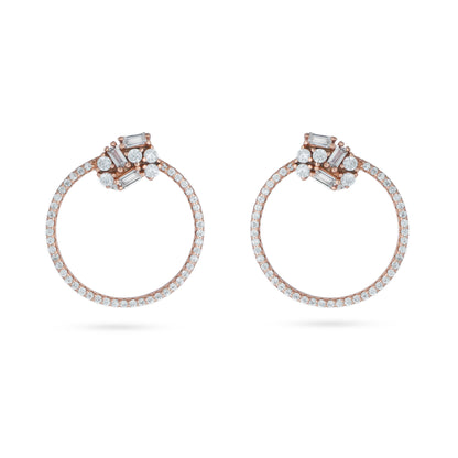 Aria Rose Gold Earrings