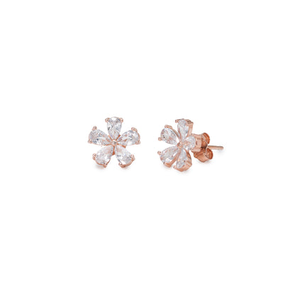 Dazzling Rose Gold Earrings