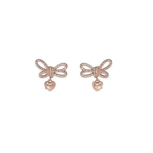 Luxe Bowheart Earrings