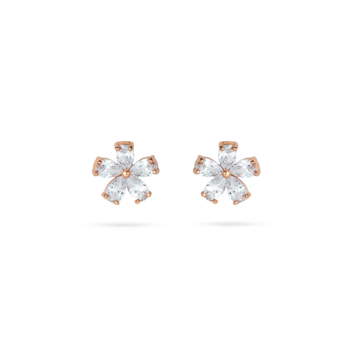 Dazzling Daisies Rose Gold Earings