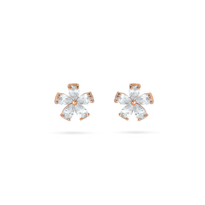 Dazzling Daisies Rose Gold Earings