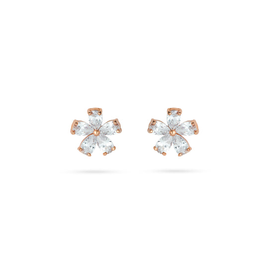 Dazzling Daisies Rose Gold Earings