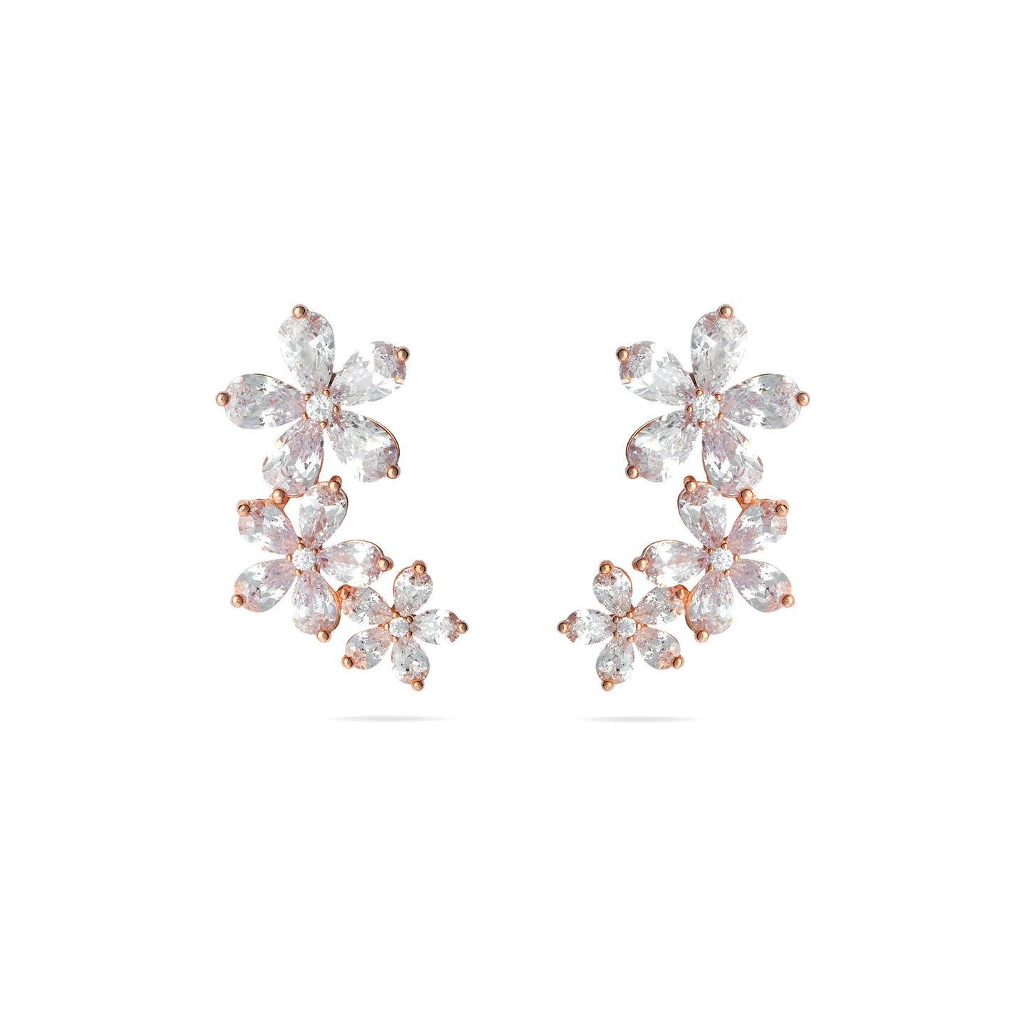 Rose Gold Sparkle Earrings