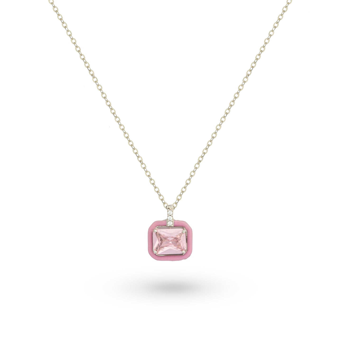 Pink Emerald Necklace