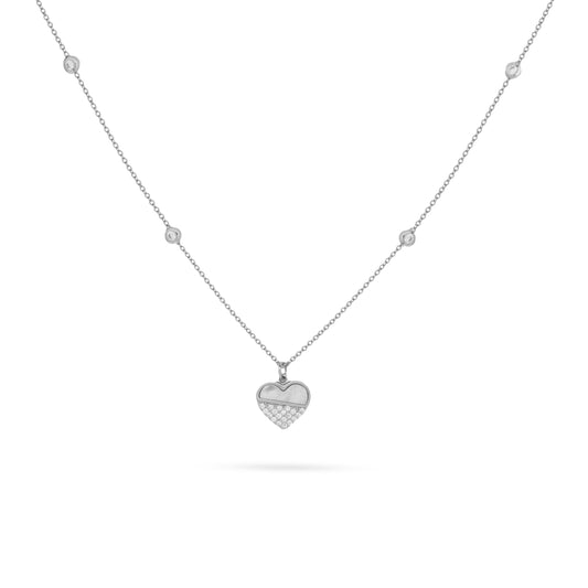 Heart Silver Necklace