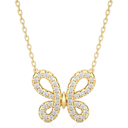 Winsome Butterfly Lab Grown Pendants