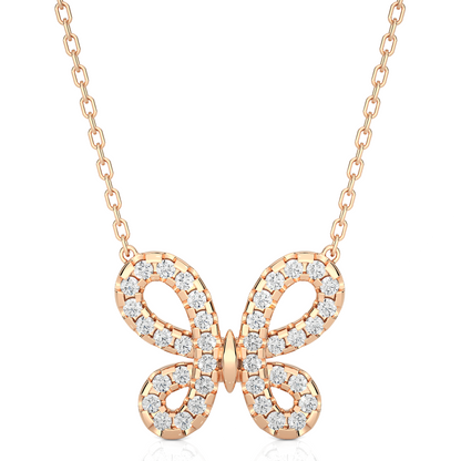 Winsome Butterfly Lab Grown Pendants