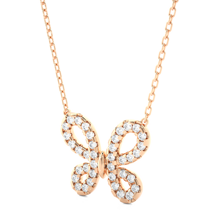 Winsome Butterfly Lab Grown Pendants