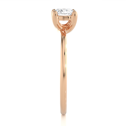 Round Lab-Grown Ring