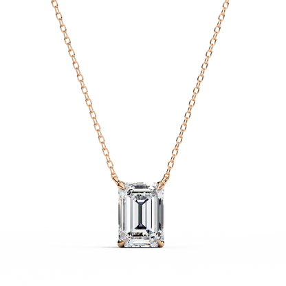 Lab Grown Solitaire Pendants